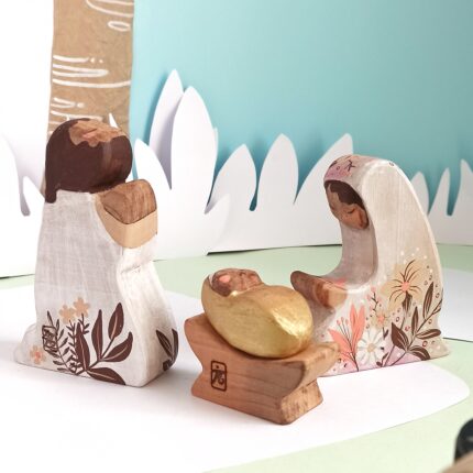 Pesebre de Madera para Niños – Un Tesoro Navideño